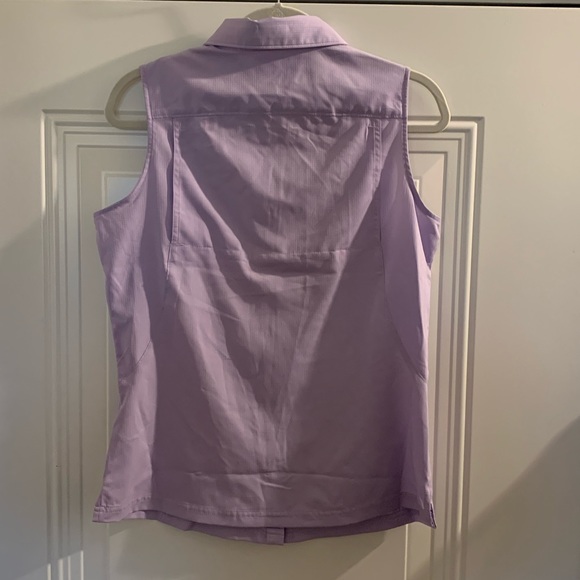 Columbia Omni Shade Sleeveless Shirt Purple Size S - Picture 3 of 4